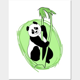 Cute panda Posters and Art